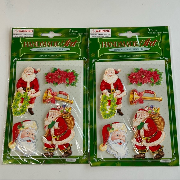 🆕 Lot of Christmas Scrapbook Stickers (10 packs) - Picture 5 of 11